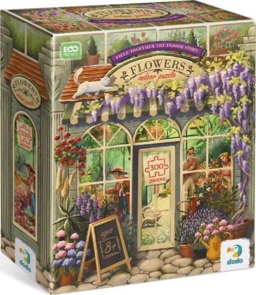 Puzzle Obchůdky: Květinářství/300 dílků