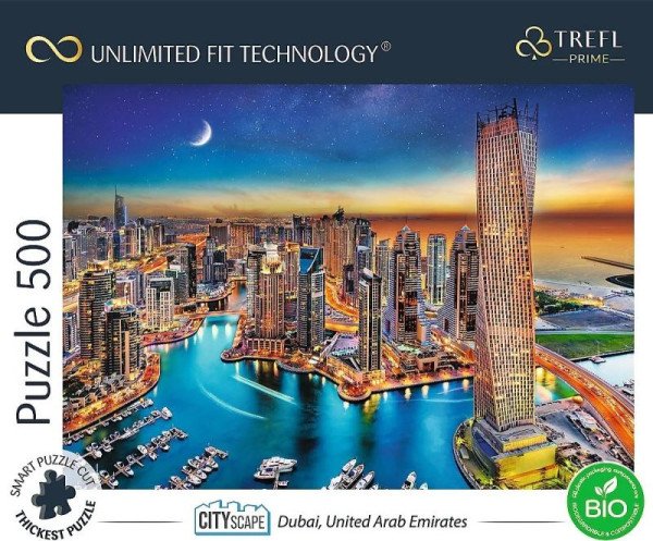 Puzzle Dubai, United Arab Emirates – 500 dílků