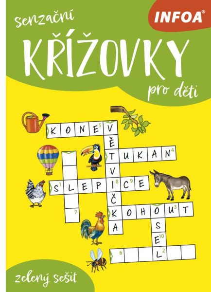 Senzační křížovky pro děti (zelené)