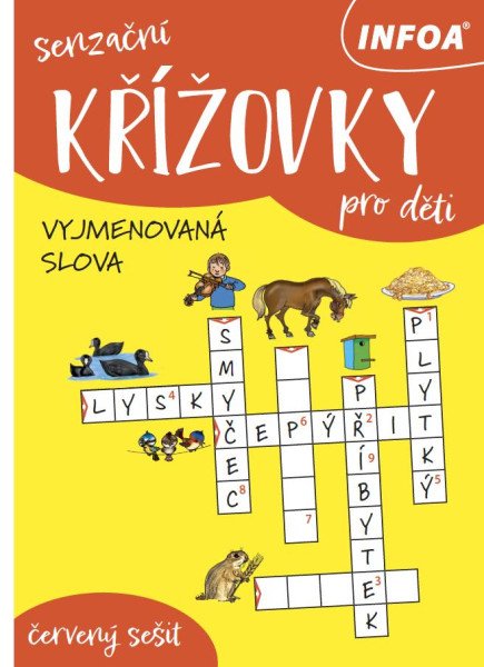 Senzační křížovky pro děti (červené)