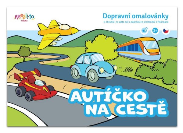 Dopravní omalovánky / Autíčko na cestě