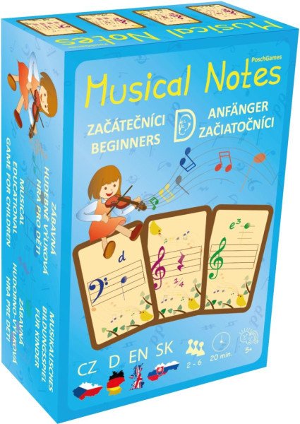 Notové karty – Začátečníci