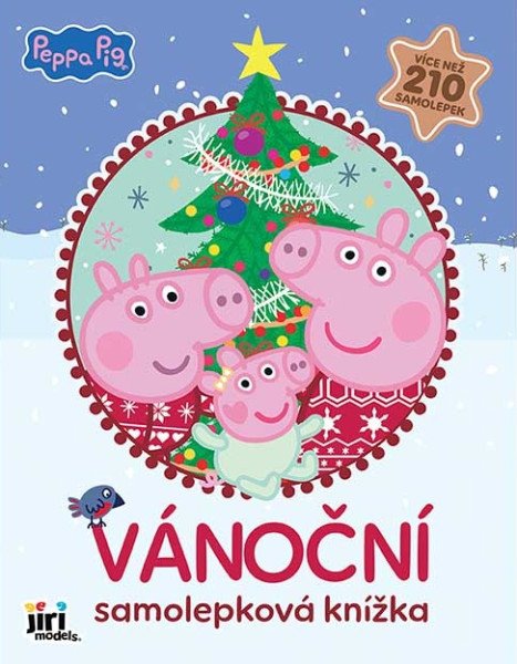 Prasátko Peppa - Vánoční samolepková kní