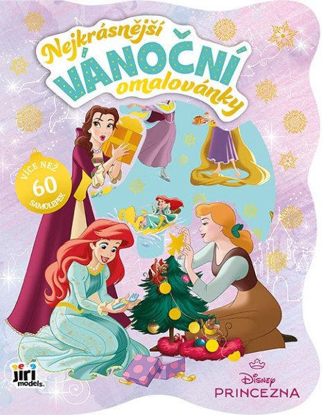 Princezny - Nejkrásnější vánoční omalová