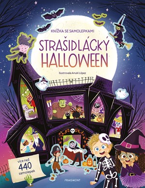 Knížka se samolepkami - Strašidlácký Halloween