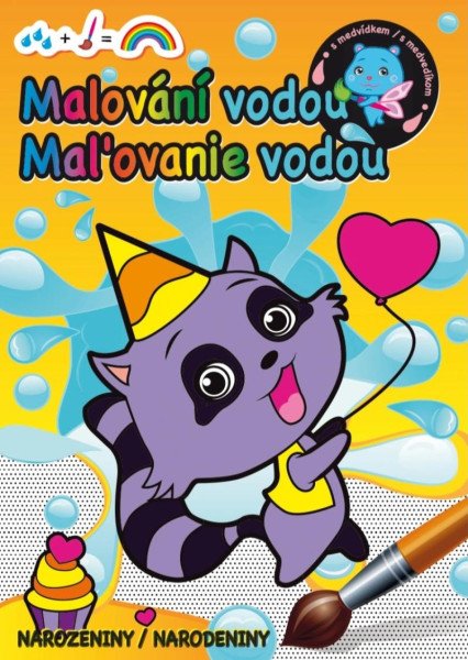 Malování / Maľovanie vodou - Narozeniny / Narodeniny