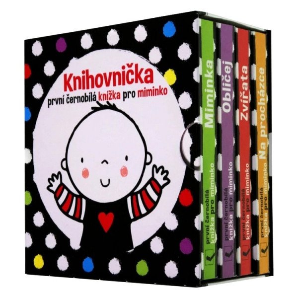 Knihovnička - První černobílé knížky pro