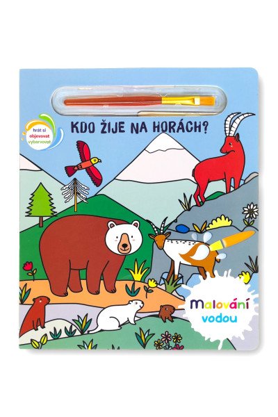 Kdo žije na horách? - Malování vodou