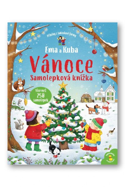 Ema a Kuba Vánoce - Samolepková knížka