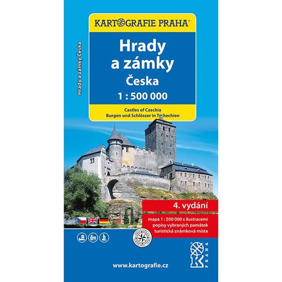 Hrady a zámky ČR 1:500T