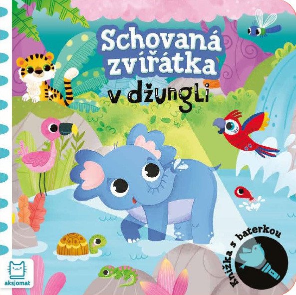 Schovaná zvířátka v džungli - Knížka s b