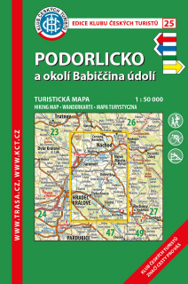 Podorlicko a okolí Babiččina údolí/KČT 25 1:50T Turistická mapa