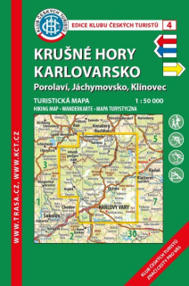 KČT 04 Krušné hory, Karlovarsko/KČT 4 1:50T Turistická mapa