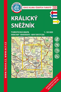 Králický Sněžník/KČT 53 1:50T Turistická mapa