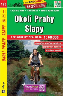 SC 125 Okolí Prahy, Slapy 1:60 000