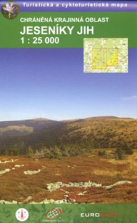 Chráněná krajinná oblast Jeseníky-jih 1:25 000/Turistická a cykloturistická mapa